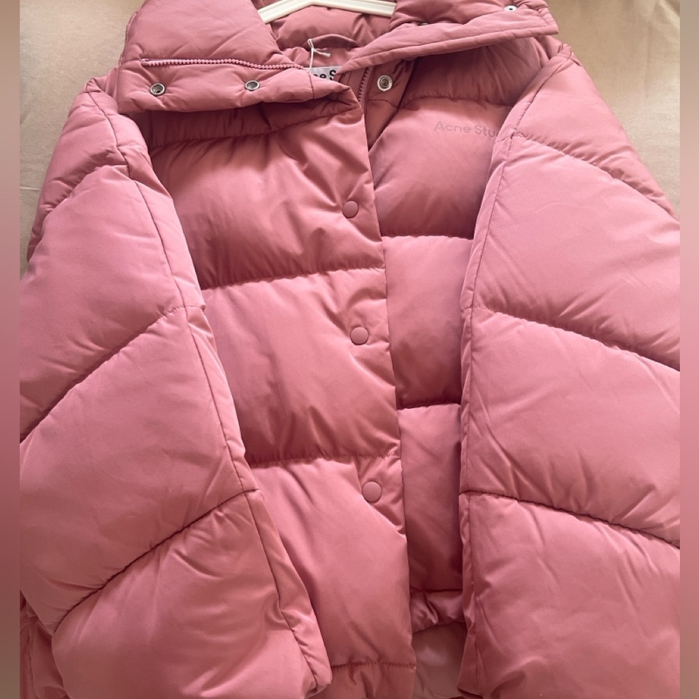 NWT Acne Studios Down Puffer Jacket - Pink - Picture 13 of 16